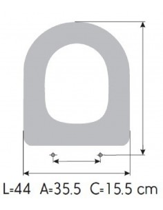 SANGRÁ EPOQUE Soft Close Toilet Seat ETOOS 2