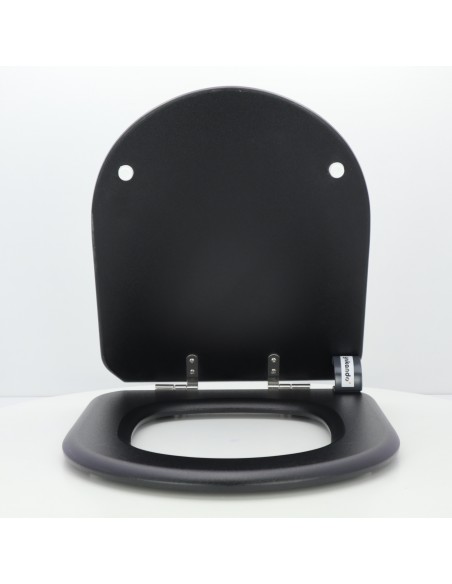 Tapa WC VALADARES NAUTILUS Fabricada A Medida NEGRO MATE Tapa WC VALADARES NAUTILUS Fabricada A Medida NEGRO MATE