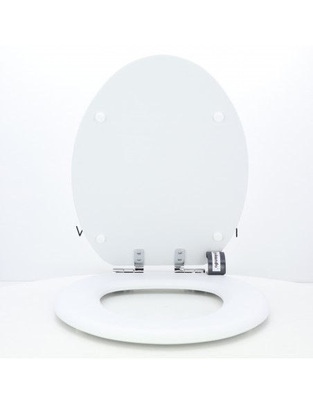 Tapa WC JACOB DELAFON PORTRAIT Caída Amortiguada Fabricada A Medida BLANCO MATE