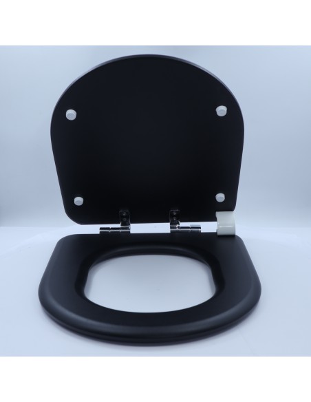 Tapa WC SANGRÁ STELLA Caída Amortiguada Fabricada A Medida NEGRO MATE