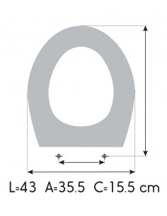 SANGRÁ NEW MODEL Soft Close Toilet Seat Made to Measure 2