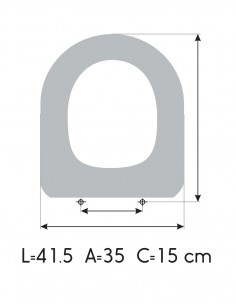 SANGRÁ ISIS Soft Close Toilet Seat Made to Measure 2
