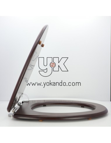 Tapa WC Universal RESIWOOD Modelo RUMBA CAOBA