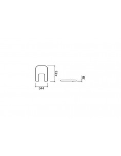Sedile bidet bianco serie Advance UNISAN - SANINDUSA ORIGINALE 2