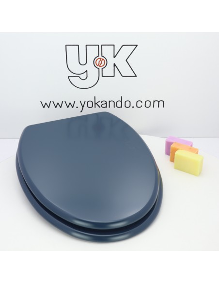 Tapa WC JACOB DELAFON VENUS Caída Amortiguada Fabricada A Medida AZUL MARINO