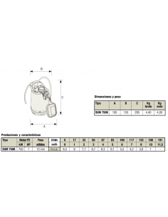 ELECTROBOMBA SUMERGIBLE PARA ACHIQUE SUM 750K 2