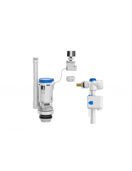 Set completo di meccanismo di alimentazione laterale e meccanismo a doppio scarico - Compatto - ROCA Set completo di meccanismo di alimentazione laterale e meccanismo a doppio scarico - Compatto - ROCA