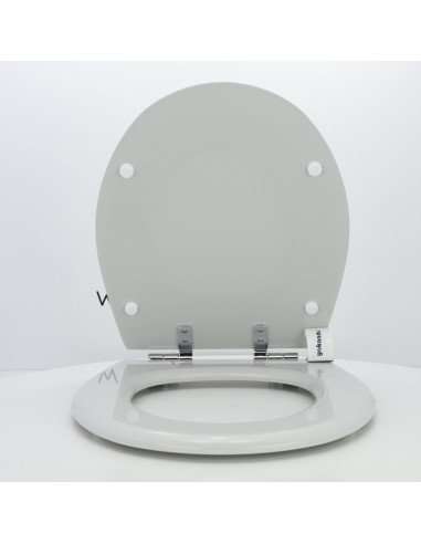 Tapa WC GALA NILA Caída Amortiguada Fabricada A Medida GRIS SUSPIRO