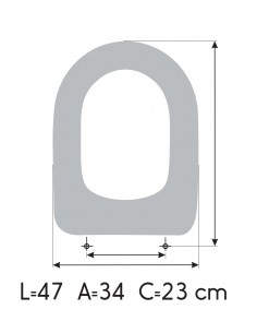 GLOBO DIVA Soft Close Toilet Seat Made to Measure 2