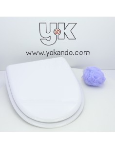 Tapa WC NOKEN ITACA Caída Amortiguada Fabricada A Medida BLANCO