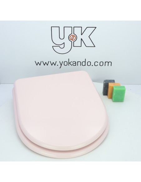 Tapa WC ROCA MERIDIAN N Caída Amotiguada Fabricada A Medida ROSA ILUSION