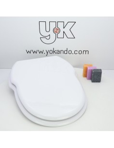 Tapa WC SANITANA GRECIA Fabricada A Medida Caída Amortiguada BLANCO