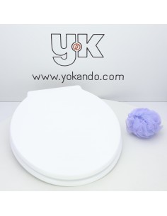 Tapa WC CIELO EASY BATH Caída Amortiguada Fabricada A Medida BLANCO