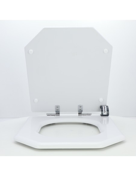 Tapa WC UNISAN ATHENAS Caída Amortiguada Fabricada A Medida BLANCO