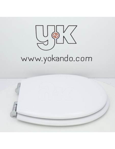 Tapa WC Universal RESIWOOD Modelo TANGO Caída Amortiguada BLANCO Tapa WC Universal RESIWOOD Modelo TANGO Caída Amortiguada BLANCO