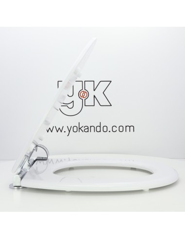 Tapa WC Universal RESIWOOD Modelo TANGO Caída Amortiguada BLANCO