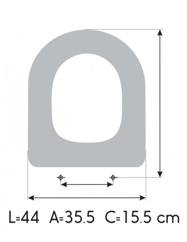 IDEAL STANDARD BOCAGE Soft Close Toilet Seat ETOOS
