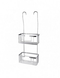 Cesta de Ducha Doble Acero Inoxidable