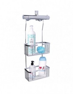 Panier de douche double en acier inoxydable 2