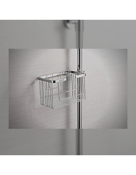 Stainless Steel Left Side Shower Basket