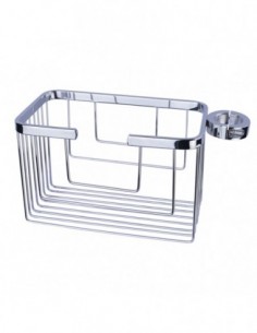 Cestino Doccia Inox Supporto Sinistro