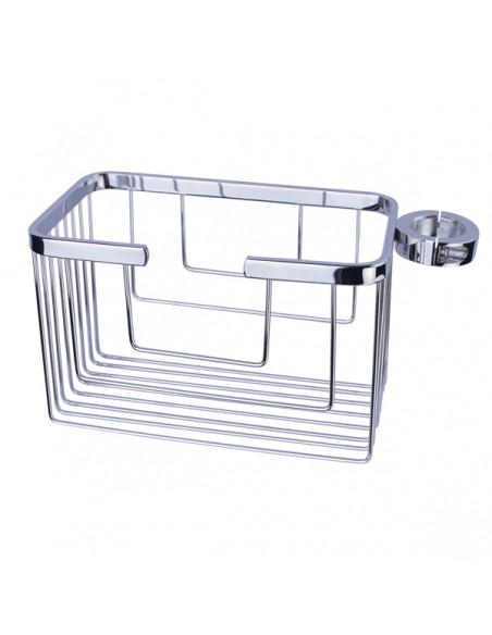 Cestino Doccia Inox Supporto Sinistro
