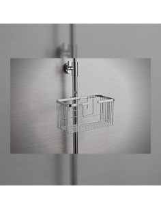 Cestino Doccia Inox Supporto Centrale ARCOBAÑ 2