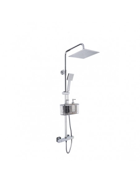 Stainless Steel Center-Mounted Shower Basket ARCOBAÑ