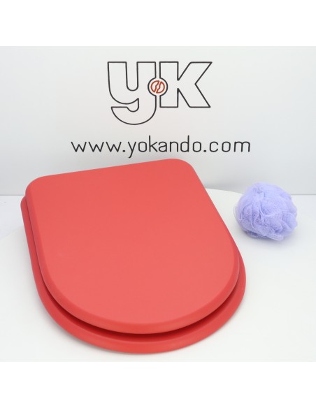 Tapa WC IDEAL STANDARD BOCAGE Caída Amortiguada Fabricada A Medida ROJO