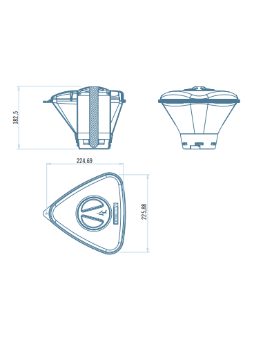Doseur de chlore flottant pour piscine ASTRALPOOL