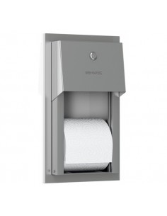 Distributeur de papier en rouleau à double encastrement INOX 304 Satin