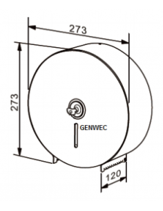 Dispensador Papel Jumbo Acero 2