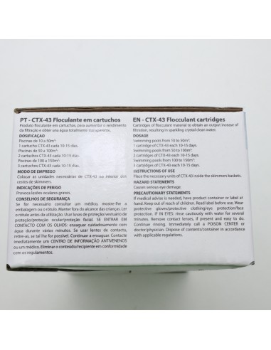 Flocculant in Cartridges CTX ASTRALPOOL