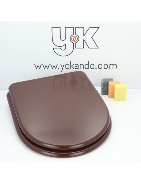 Tapa WC CERABATI ERICA Caída Amortiguada Fabricada A Medida CHOCOLATE
