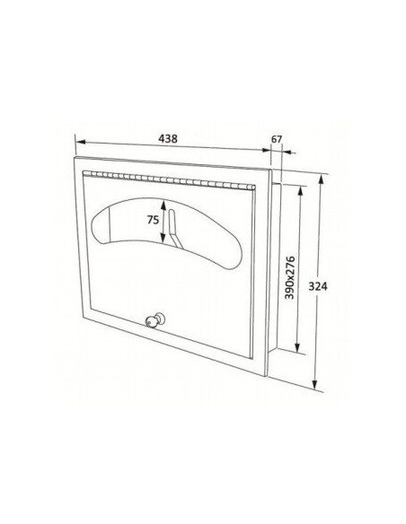 Distribuidor de papel da tampa do sanita INOX 304 Cetim