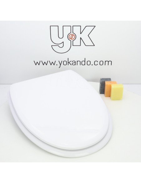 Tapa WC NOKEN PORCELANOSA MAREA Caída Amortiguada Fabricada A Medida BLANCO