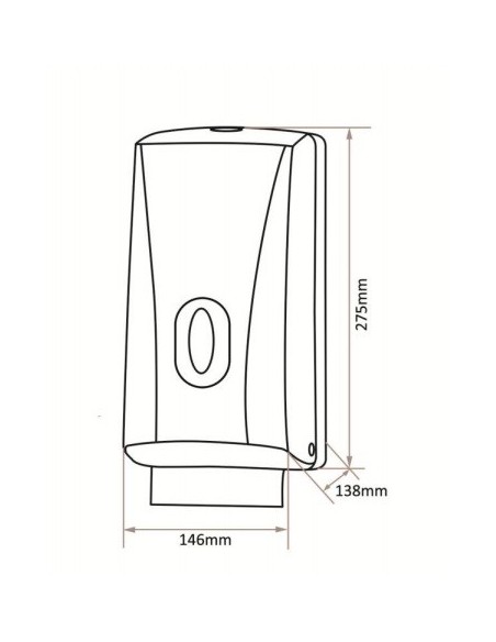 Dispenser di salviette 2 rotoli