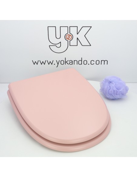 Tapa WC PORSAN ROMA Caída Amortiguada Fabricada A Medida ROSA