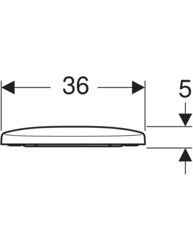 Original Geberit Selnova WC SEAT with soft close