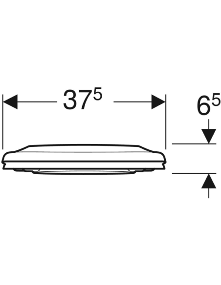 Original Geberit Selnova toilet seat with child adapter