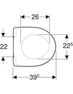 Geberit Selnova Compact soft close QuickRelease Hinges original Toilet Seat 2