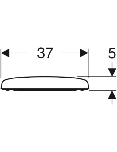 Geberit Selnova Compact soft close QuickRelease Hinges original Toilet Seat