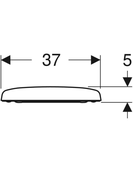 Geberit Selnova Compact soft close QuickRelease Hinges original Toilet Seat