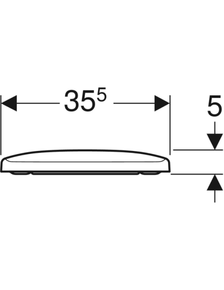 Geberit Selnova Compact Square Original Toilet Seat Geberit Selnova Compact Square Original Toilet Seat