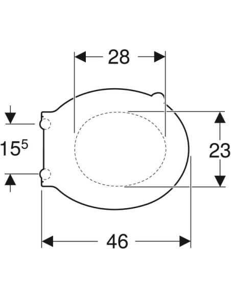 ASSENTO SANITÁRIO Geberit Selnova Comfort original com fixação superior ASSENTO SANITÁRIO Geberit Selnova Comfort original com fixação superior