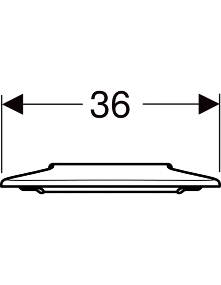 Siège d'origine Geberit Selnova Comfort avec fixation supérieure Siège d'origine Geberit Selnova Comfort avec fixation supérieure