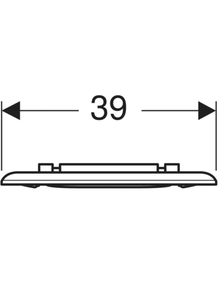 Sedile originale Geberit Selnova Comfort square Sedile originale Geberit Selnova Comfort square