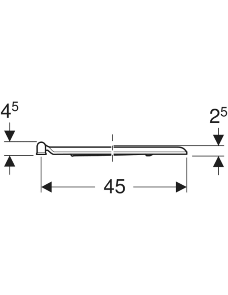 Sedile originale Geberit Selnova Comfort square Sedile originale Geberit Selnova Comfort square