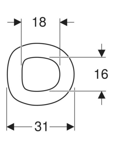 Adapter for original Geberit Bambini children's toilet