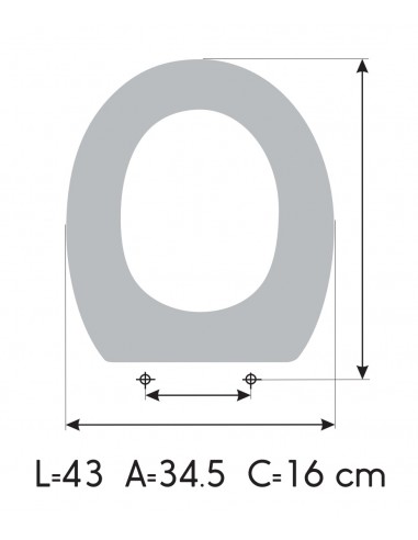 Toilet Seat SANITANA MUNIQUE made to measure